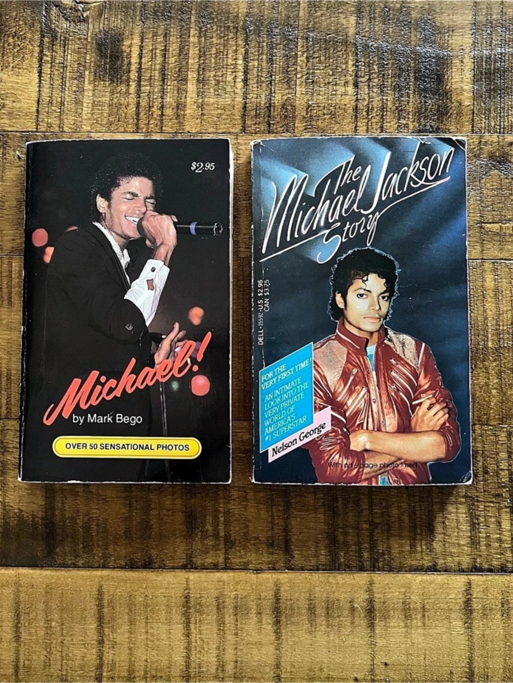 Vintage 1985 Michael Jackson Story by George & Michael by Bego Paperback Books